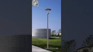 vertical solar street light pole [upl. by Cower]