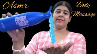 ASMR Oil massage face neck shoulder and back personal attention [upl. by Ylagam862]