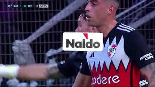 Jeremías Ledesma defendió el arco de River frente a Gimnasia y ahora Gallardo tiene que decidir quié [upl. by Elnar210]