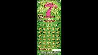 Lucky 7’s Multiplier Scratchers California Lottery 20 Ticket Win 5000000 🍀7️⃣💵 [upl. by Hairaza]