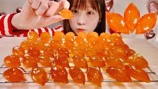 ASMR Traditional Korean Sweets quotGeum Gyul Jeonggwaquot Kumquat with Honey【Mukbang Eating Sounds】 [upl. by Emorej]