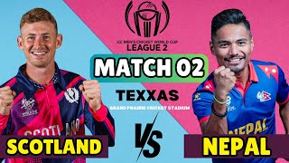 Nepal vs Scotland Match 2024  CWC League 2  Preview Prediction amp PreMatch Analysis  Sco vs Nep [upl. by Reade457]