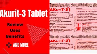 Akurit3 TabletCombipack of Ethambutol Hydrochloride And Isoniazid amp Rifampicin Capsules Review [upl. by Eirrok]