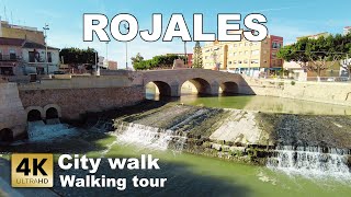 Rojales  City Walk Center Spain  Costa Blanca  walking tour 4k 60 fps [upl. by Crim]