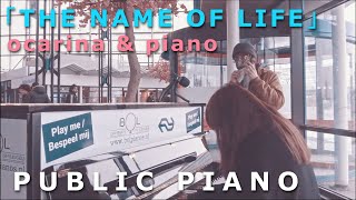 Anime on Public Piano amp Ocarina ｢The Name of Life  Spirited Away ｣ [upl. by Noid15]