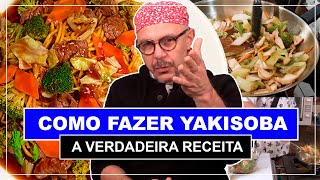 Como fazer Yakisoba  A verdadeira receita [upl. by Adelind]