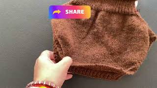 Knitting Neck Warmer Chest Warmer very simple नैक वार्मर कैसे बनाएं आसानी से bunaidesign [upl. by Notgnilra]