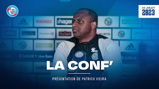 Présentation de Patrick Vieira  Conférence de presse REPLAY [upl. by Yks]