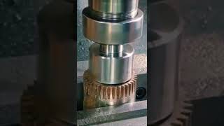 Amazing technology flywheel drilling shaft drilling turning machine metaltrending [upl. by Johppah108]