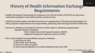 eHealth Exchange Program Implementation in Minnesota  Cheslyn Dilbeck [upl. by Willmert666]