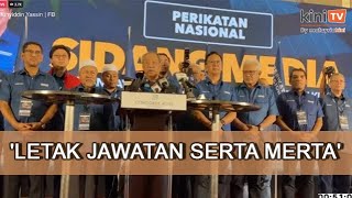 Ini satu tamparan hebat pada Anwar  Muhyiddin gesa letak jawatan PM [upl. by Ninnette]