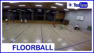 Floorball Three Passes and Shot [upl. by Aluap]