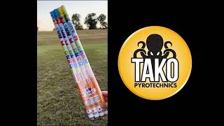 RC133 Sky Markers  8 shot ColorChanging Roman Candles  Tako Pyrotechnics 2024 production [upl. by Latimer710]