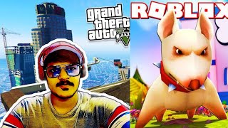 CHILLING IN ROBLOX AND GTA 5 [upl. by Bourque]