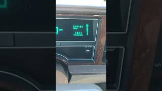 Cool odometer reading on the ‘91 Seville [upl. by Anihc]