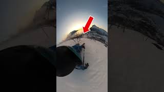 This Skier Captured A Scary Moment On Camera shorts annevmoen [upl. by Atilol]