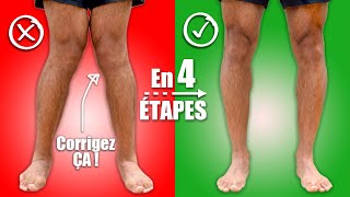 En FINIR avec les GENOUX en X ou Valgus 15 MINUTES par Jour [upl. by Ymereg]