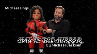 Michael Jackson Puppet amp Terry Fator Sing Man In The Mirror [upl. by Limann]