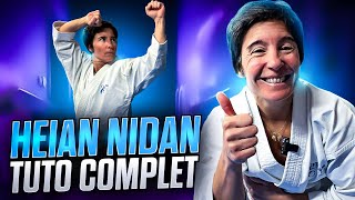 Kata HEIAN NIDAN  tutoriel complet Karaté [upl. by Barbey]