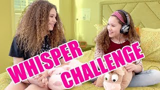 Try Not To Sing Along Whisper Challenge Haschak Sisters [upl. by Stila]