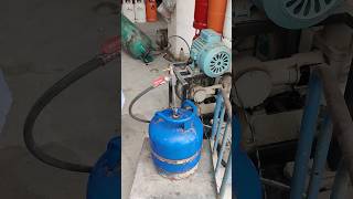 Cylinder Gas filling with compressor amazing [upl. by Haisa233]