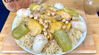 DÉLICIEUSE RECETTE ALGÉROISE LA RECHTA 🇩🇿FACILE À RÉALISER ÉTAPE PAR ÉTAPE POUR LA RÉUSSIR À 100 [upl. by Paehpos546]