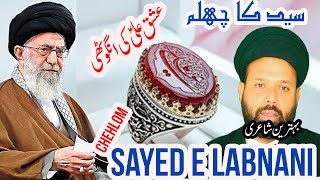 Eshqe Ali as ki agoothi Sayyad e Labnani ka chehlom syed ke karname trending viralvideo2024 [upl. by Beryle805]