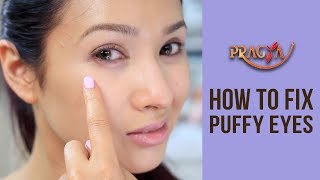 Puffy Eyes Eye Care Skincare Advice How To Fix Puffy Eyes  Payal Sinha [upl. by Alleroif171]