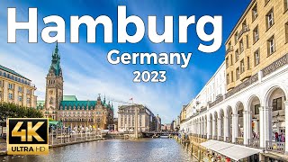 Hamburg 2023 Germany Walking Tour 4k Ultra HD 60fps – With Captions [upl. by Burk]