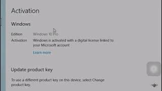 WINDOWS 10 PRO ACTIVATE [upl. by Mcknight]