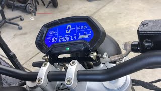 CT22 Electric Motorcycle Display Programming [upl. by Thadeus]