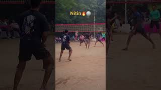 Nitin janakpuri 🏐🔥trending shortsfeed ytshorts volleyball volleyballworld volleyballshorts [upl. by Anihpesoj]