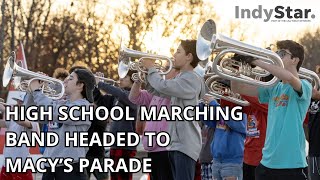 See the moment this marching band found out theyre heading to the Macys Thanksgiving Day Parade [upl. by Nivlad]