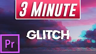 How to Create Glitch Effect Tutorial  Premiere Pro 2021 [upl. by Aigroeg]