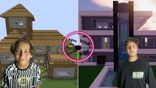 ABİMLE MİNECRAFT  TA RASTGELE EV YAPMA YARIŞMASI YAPTIK [upl. by Werdn]