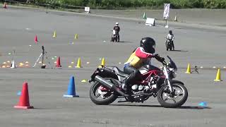 モトジム北海道 2024 98 手稲オリンピア H1 平田あやめ選手 3分09秒690 ホンダ VTR250 [upl. by Dihahs]