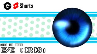 How to Draw an Eye Iris in Ibis Paint X [upl. by Ittak]