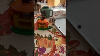 Making a JackoLantern Out of LEGO Bricks  speedbuild lego GWP [upl. by Perot706]