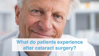 What do patients experience after cataract surgery [upl. by Dachi]