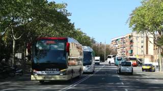 A lap of the former Montjuïc Park street circuit in Barcelona [upl. by Townsend665]