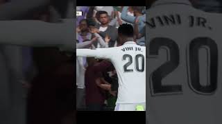 VINICIUSs GOAL for REAL MADRID VINICIUS fifa football easports worldcup game goals gaming [upl. by Enigroeg]