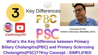 Primary Sclerosing Cholangitis PSC versus Primary Biliary Cholangitis PBC  medicine medicos [upl. by Lowrie]