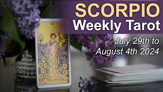 SCORPIO WEEKLY TAROT READING quotA FAIR AGREEMENT DONT SETTLE FOR LESSquot July 29th to August 4th 2024 [upl. by Ettegroeg]