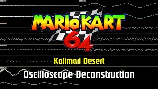 Mario Kart 64  Kalimari Desert Oscilloscope Deconstruction [upl. by Anaillil]