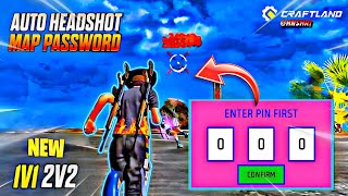 1V1 2V2 New Headshot craftland map code  Free Fire only headshot craftland map by HN SHRIcraftland [upl. by Zebadiah]