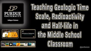 Teaching Geologic Time Scale Radioactivity and Halflife in the Middle School Classroom [upl. by Machos75]