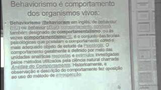 Behaviorismo Radical de Skinner Comportamento Humano e Criminalidade [upl. by Lavena]