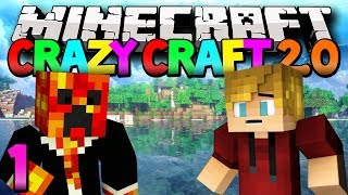 Minecraft Crazy Craft 20 quotWE ARE BACKquot Modded Survival 1 wLachlan amp Preston [upl. by Notliw]