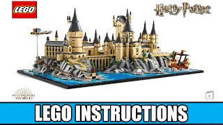 Harry Potter  Hogwarts Castle and Grounds Lego Set 76419 Part 1 [upl. by Nikolia784]