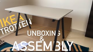 IKEA Trotten Worktable  step by step FULL Assembly [upl. by Petrie]